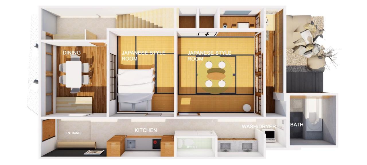 Modern Machiya Mibu Villa Kyoto Eksteriør billede